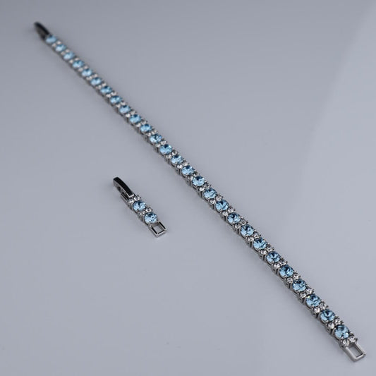 925 Silber Armband mit Swarovski® Kristallen