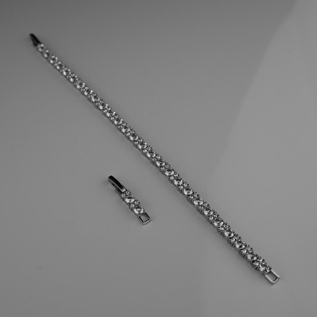 925 Silber Armband mit Swarovski® Kristallen