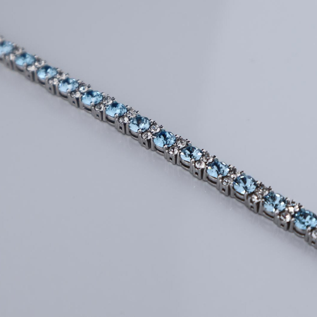 925 sterling silver bracelet with Swarovski® crystals 