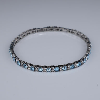 925 sterling silver bracelet with Swarovski® crystals 